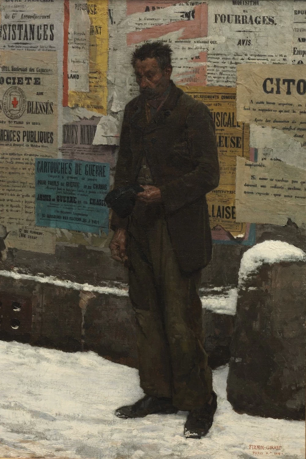 Marie - François Firmin, Girard, Il veterano, Cleveland Museum of Art